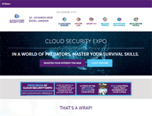 Tablet Screenshot of cloudsecurityexpo.com